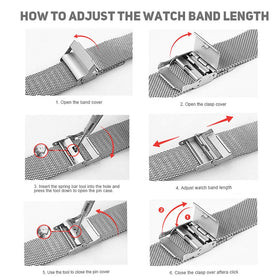 ViCRiOR bands on wrist beside ruler showing adjustable fit for varied wrist sizes benefit