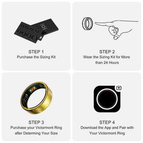 Victormont Smart Ring charging case; wireless power on the go.