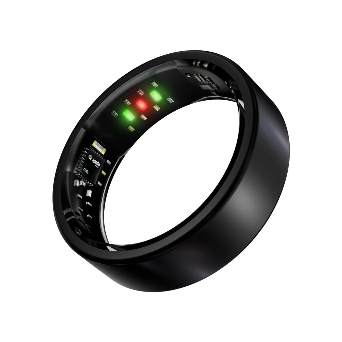 Victormont titanium smart ring top view, lightweight and durable for daily wear.