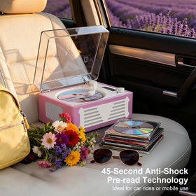 VICTRESS held in hand for scale showing compact portability and travel convenience