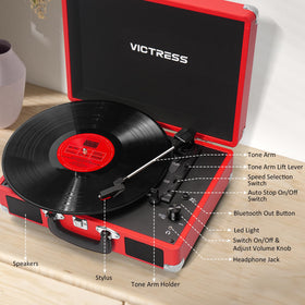 VICTRESS lifestyle in living room displaying Bluetooth streaming convenience