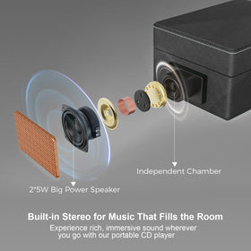 VICTRESS speaker grille close-up highlighting audio detail and texture