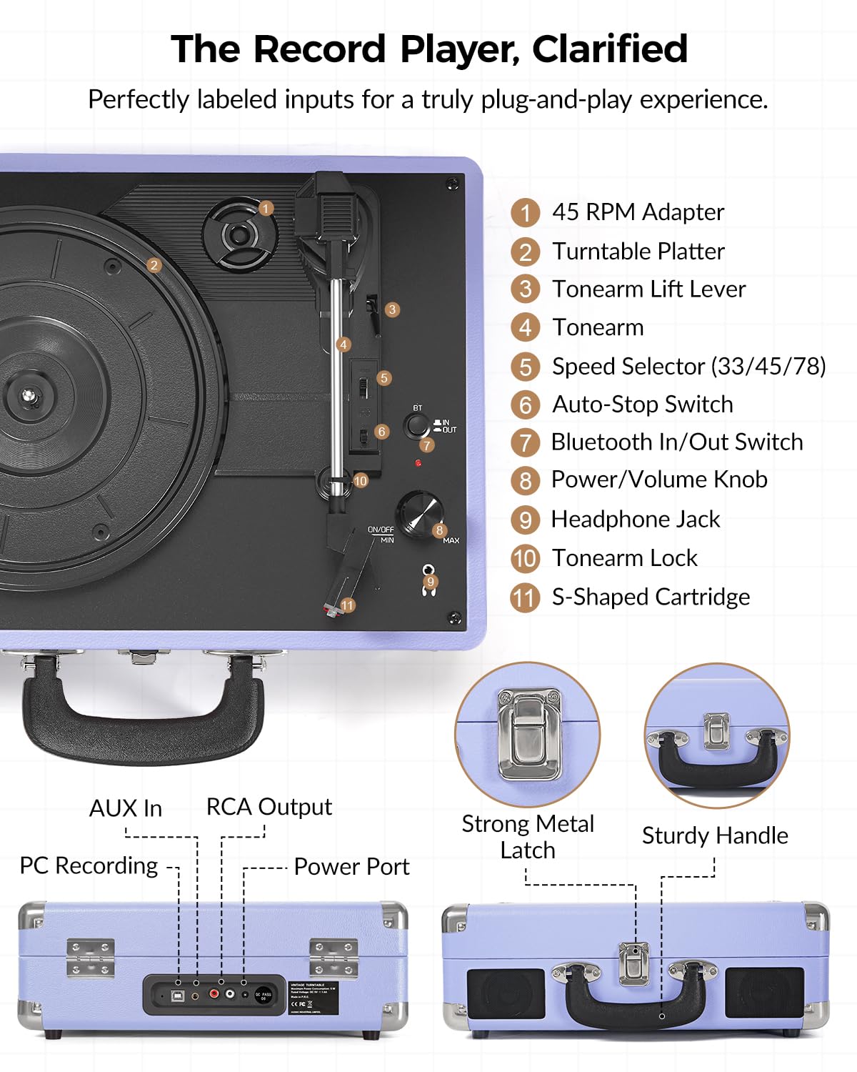 VICTRESS belt-drive mechanism in action for smooth playback