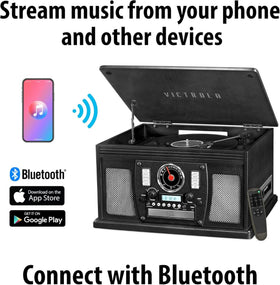 Victrola Aviator 8-in-1 CD player for nostalgic discs with clear sound.