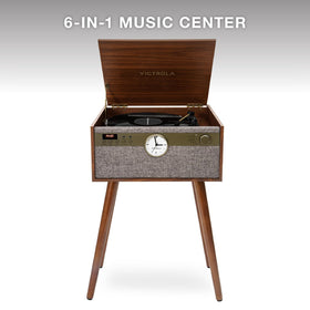 Victrola Century Signature+ turntable 3-speed showcases vinyl playback within vintage-modern styling.