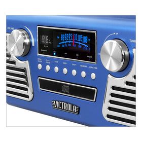 Victrola Haley CD player offers reliable playback for favorite discs.