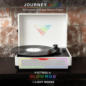 Victrola Journey Glow sound-reactive pulse syncs to music beats.