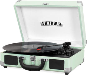 Victrola Journey mint carry handle for portable listening
