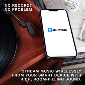 Victrola Quincy CD and cassette player for easy retro media access.