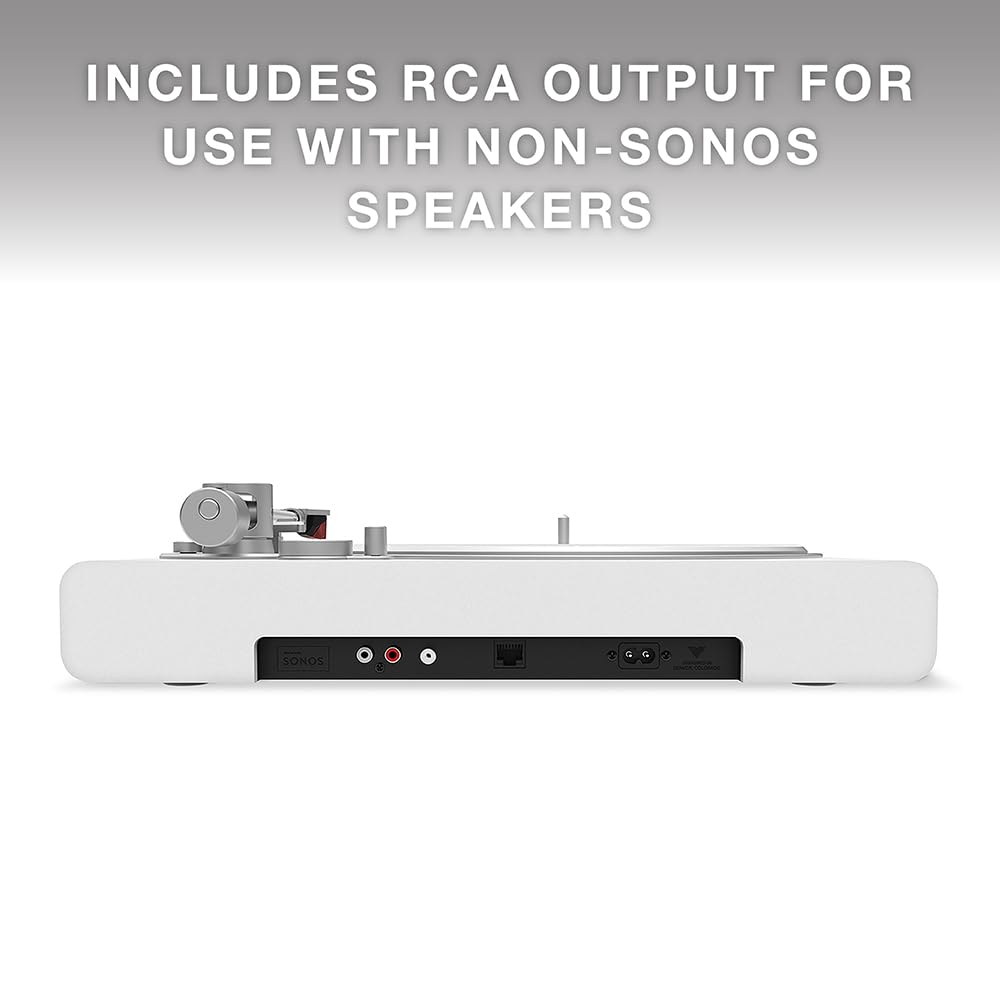 Victrola Stream Carbon die-cast aluminum platter ensures stable rotation.