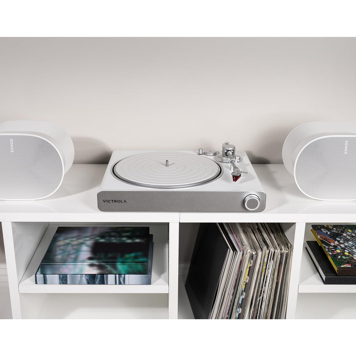 Victrola Stream Carbon Ethernet and RCA outputs enable flexible wired or non-Sonos setups.