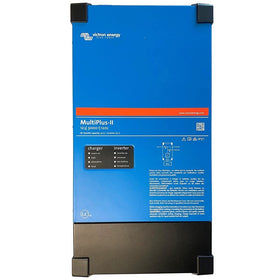 Victron Energy MultiPlus-II front view inverter charger showing seamless power transition for off-grid use.