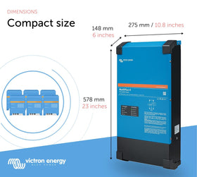 Victron Energy MultiPlus-II three-phase option supports balanced output