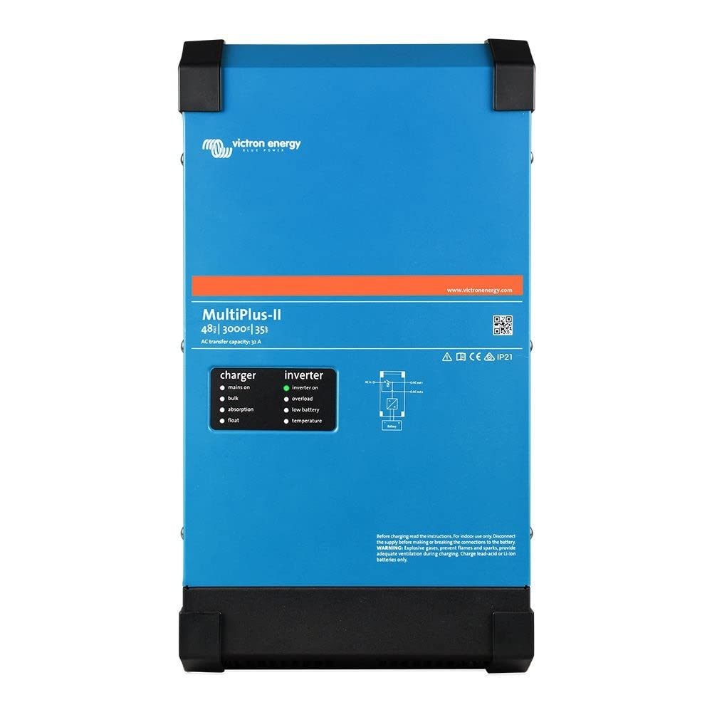 Victron Energy MultiPlus-II front panel view for reliable off-grid power management