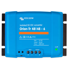 Victron Energy Orion-Tr DC-DC converter 48V-6A for sensitive electronics.