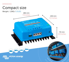 Victron Energy Orion-Tr isolated option demonstrates electrical isolation for flexible wiring.