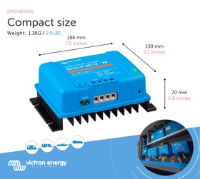 Victron Energy Orion-Tr IP43 protection illustrates splash-safe performance in moisture-prone environments.