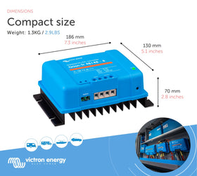 Victron Energy Orion-Tr screw-terminal installation enables quick setup.