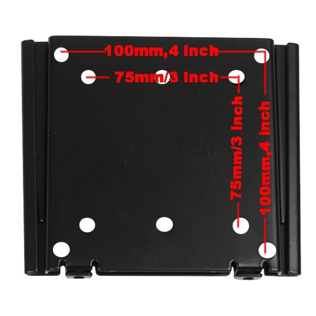 VideoSecu black powdercoat finish adds durable, subtle styling.