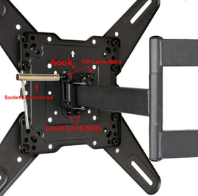 VideoSecu ML531BE2 magnetic stud finder included for quick wall locating.