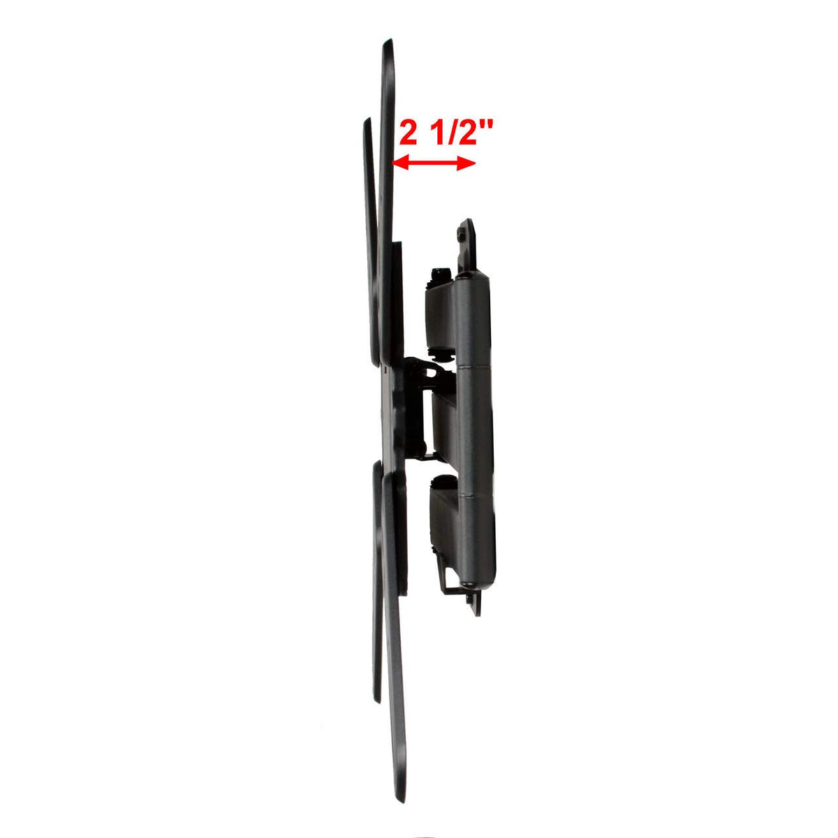 VideoSecu ML531BE2 mounted TV with HDMI cable ready for connection.
