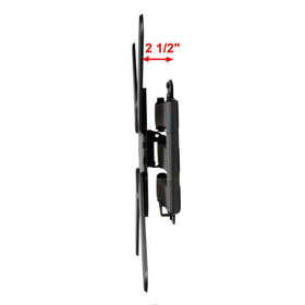 VideoSecu ML531BE2 mounted TV with HDMI cable ready for connection.