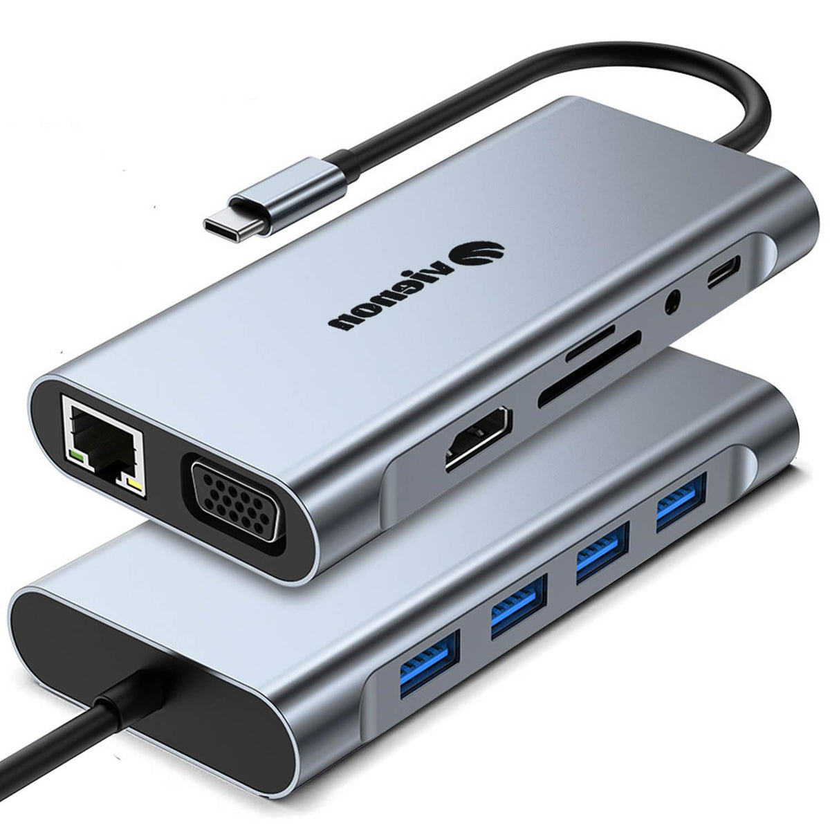 Vienon hub with 4K HDMI for crisp presentations.