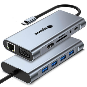 Vienon hub with 4K HDMI for crisp presentations.