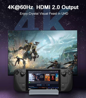 Vienon Steam Deck Dock Ethernet 100Mbps ensures stable online play