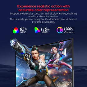 Viewedge 1800R curve minimizes distortion and supports long sessions comfortably