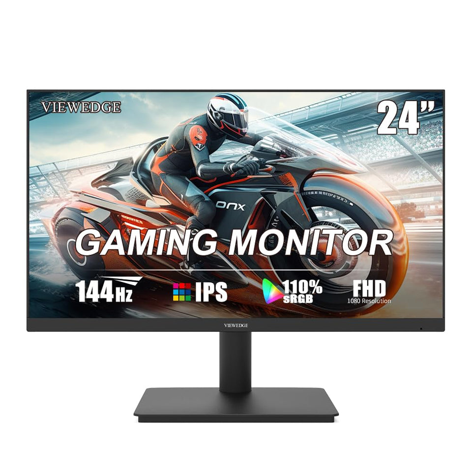 Viewedge 24-inch FHD 144Hz display delivering smooth gameplay and vibrant colors