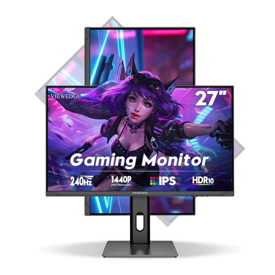 Viewedge 27-inch gaming monitor with QHD 240Hz for ultra-smooth visuals