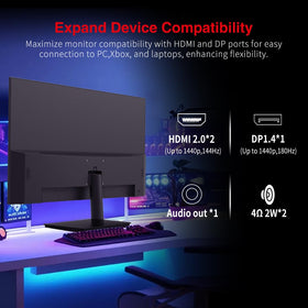 Viewedge screen demonstrating smooth 180Hz motion for responsive gaming benefit