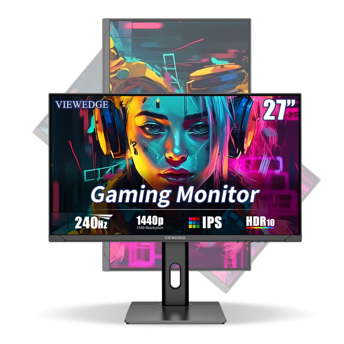 Viewedge 27-inch QHD 240Hz monitor with crisp gameplay visuals