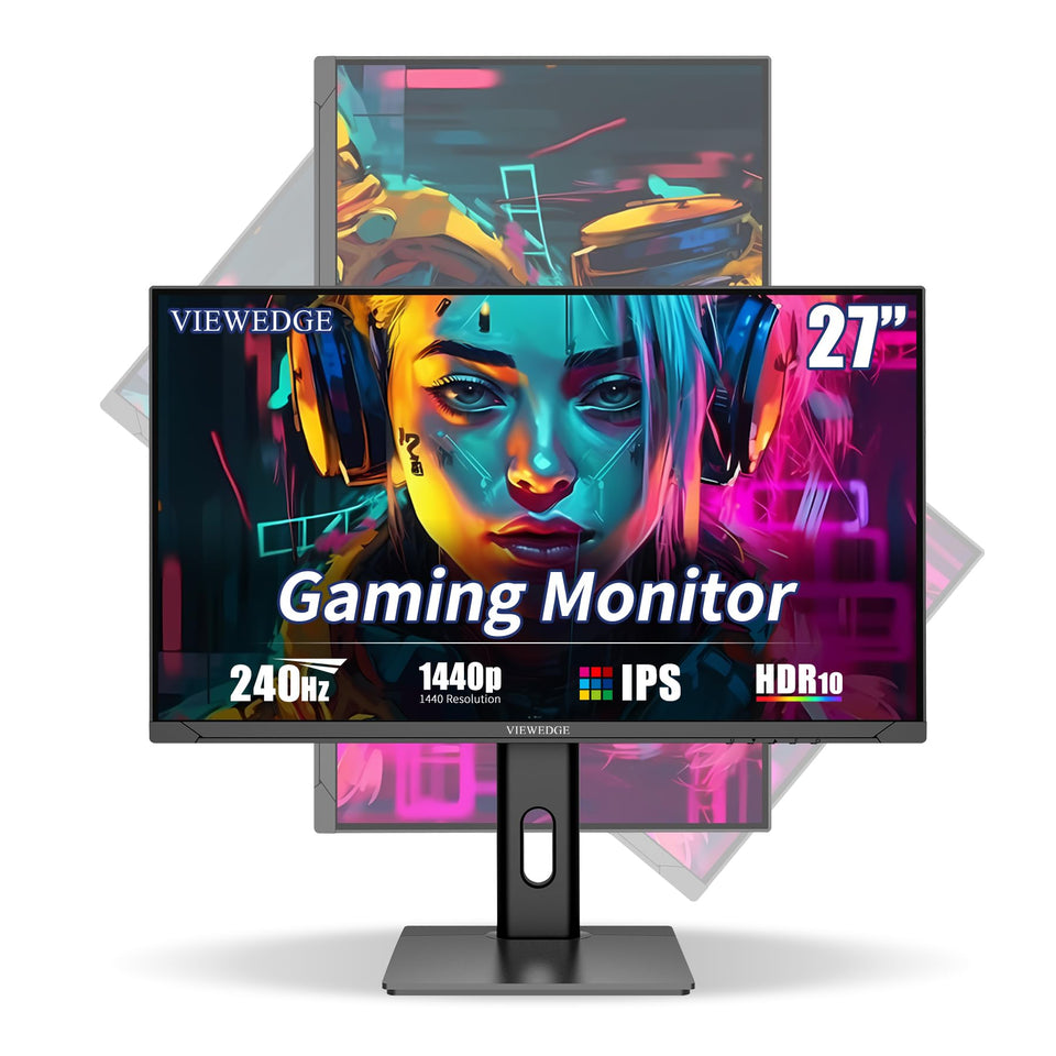 Viewedge 27-inch QHD 240Hz monitor with crisp gameplay visuals