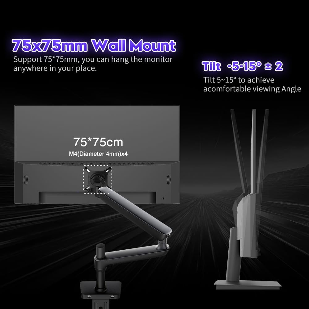 Viewedge flicker-free backlight promotes steady comfort during use.