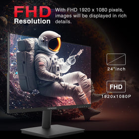 Viewedge 24-inch action shot illustrating 180Hz refresh for fluid motion