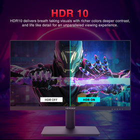 Viewedge 24-inch close-up highlighting 1ms response for smooth fast-paced titles