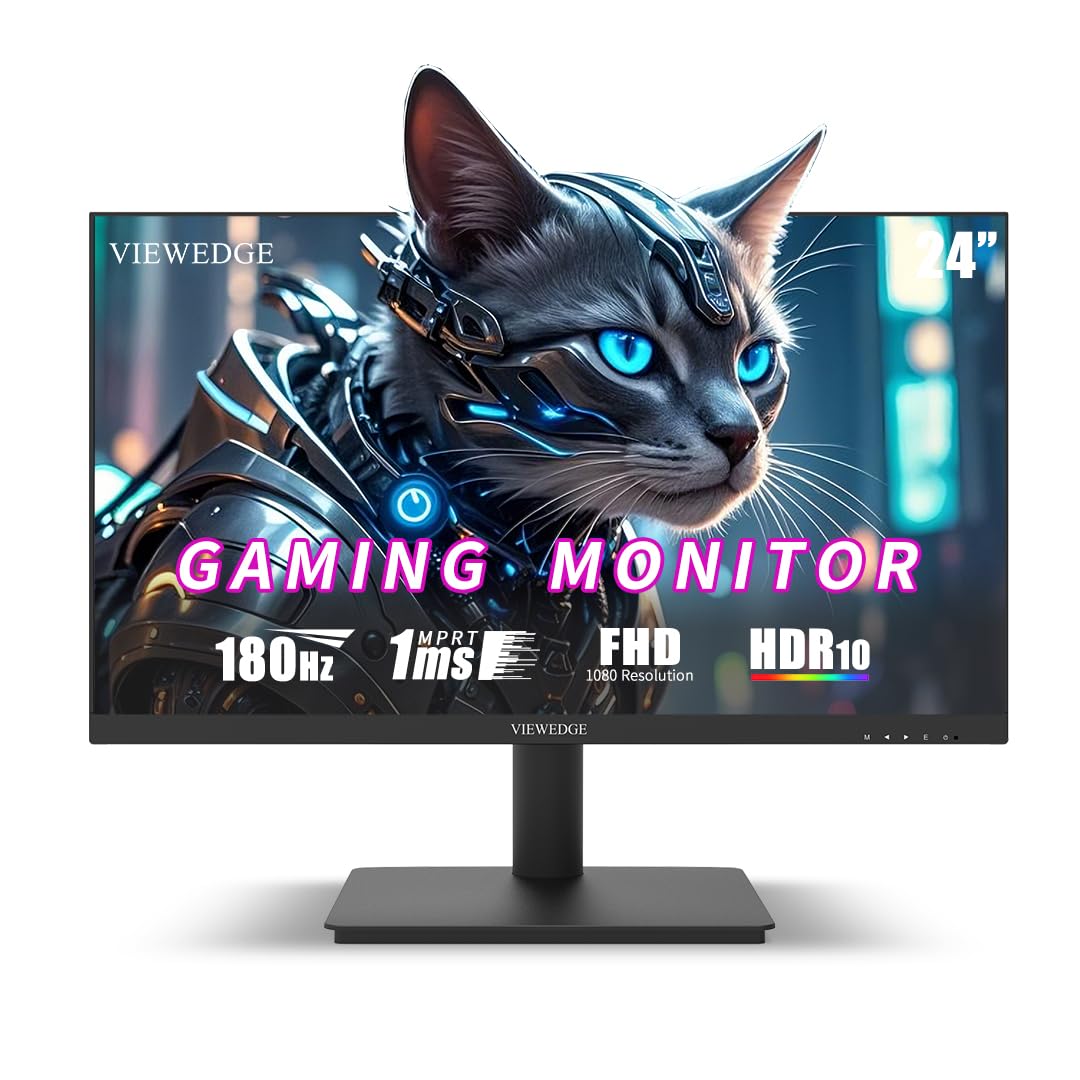 Viewedge 24-inch front view with crisp colors for immersive gaming action