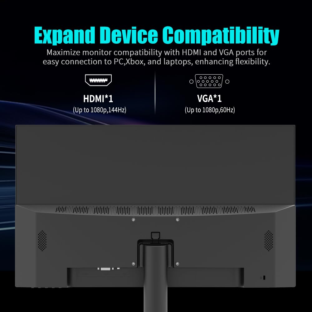Viewedge wall-mount capable design saves desk space