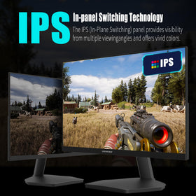 Viewedge wall-mount ready monitor for flexible placement