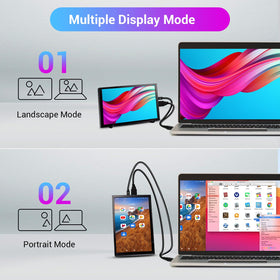 VIEWMEI plug and play setup with HDMI and USB power for quick use