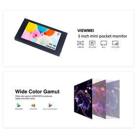 VIEWMEI 5-inch monitor inside PC case protection adds durability for builds.