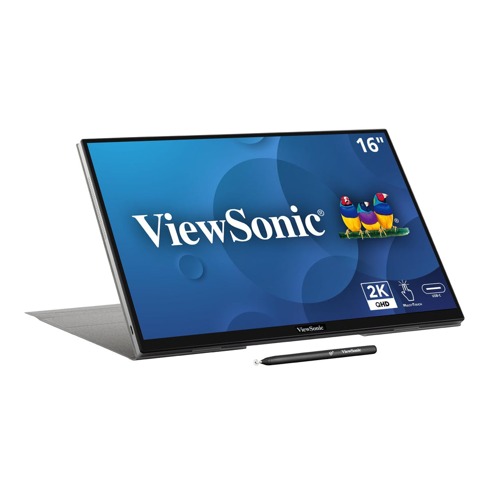ViewSonic TD1656-2K 16-inch portable display for on-the-go work.