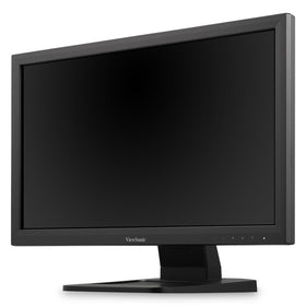 ViewSonic TD2211 side ports show HDMI, DVI, VGA and USB hub for flexible connectivity.