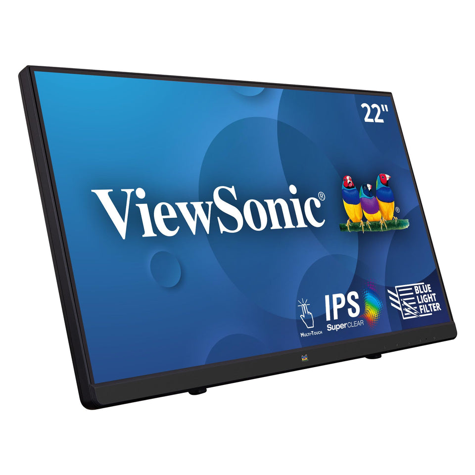 ViewSonic TD2230 front view with a 22-inch touch display for interactive POS