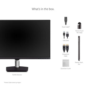 ViewSonic TD2455 three-sided ultra-thin bezel enhances content visibility