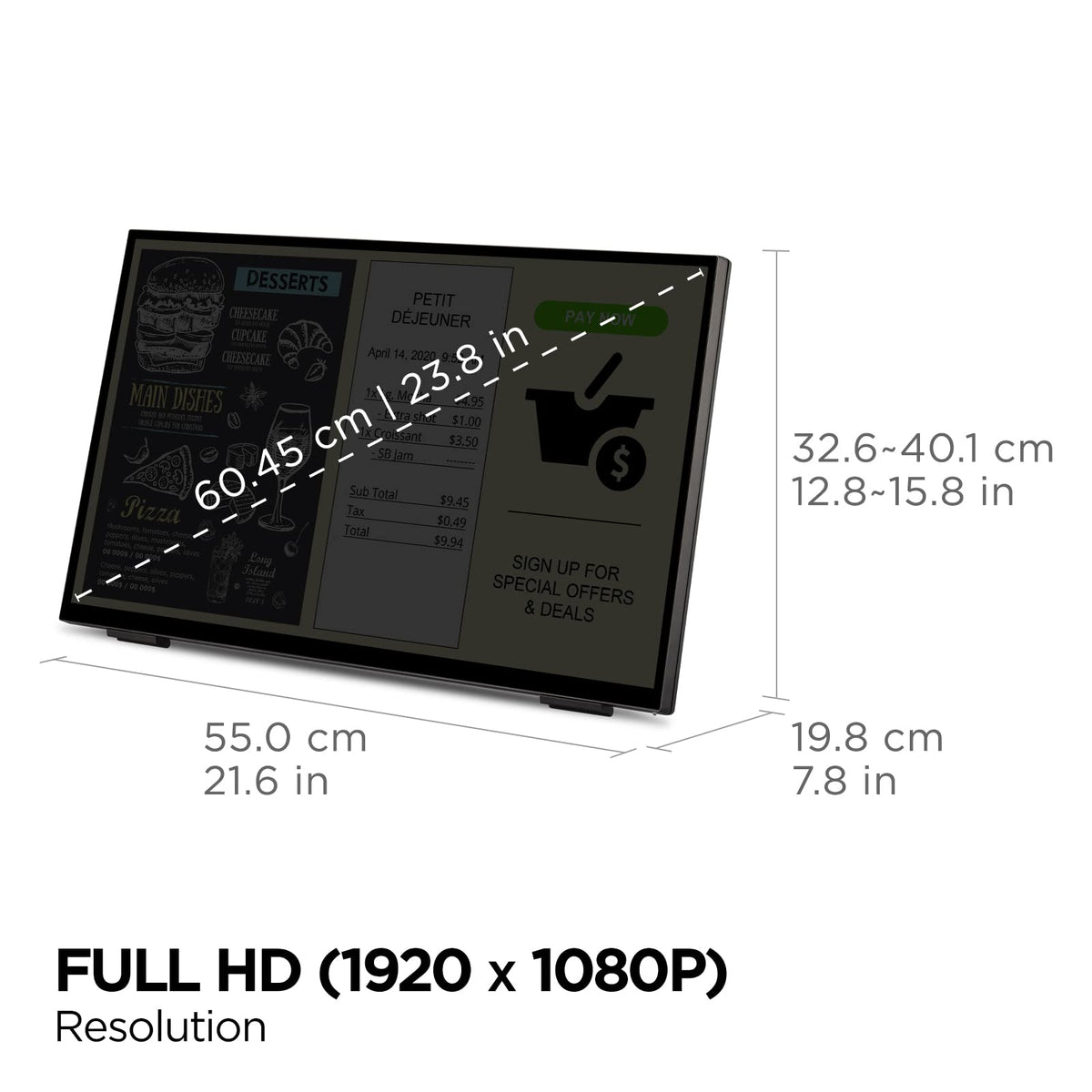 ViewSonic TD2465 pen touch mode demonstration for precise input on delicate surfaces.