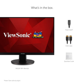ViewSonic VA2247-MH color and brightness sample illustrating balanced image quality.