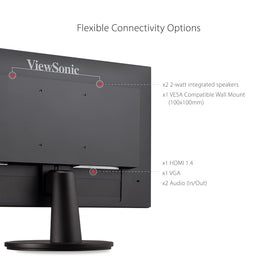 ViewSonic VA2247-MH gaming demo reveals smooth motion at 100Hz with FreeSync.